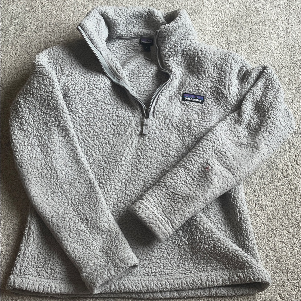 Patagonia Light Gray Fleece Jacket